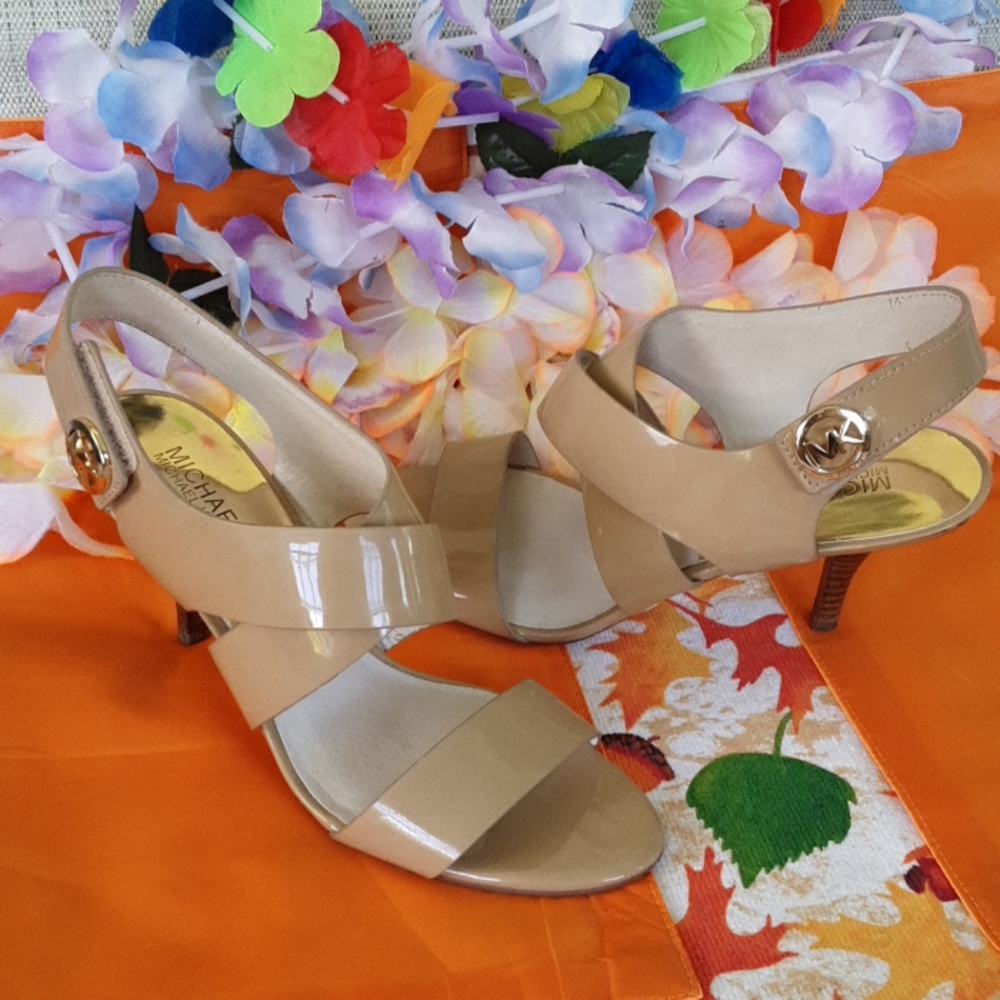 MICHAEL KORS (MK) Open-Toe Heels Sandals Shoes